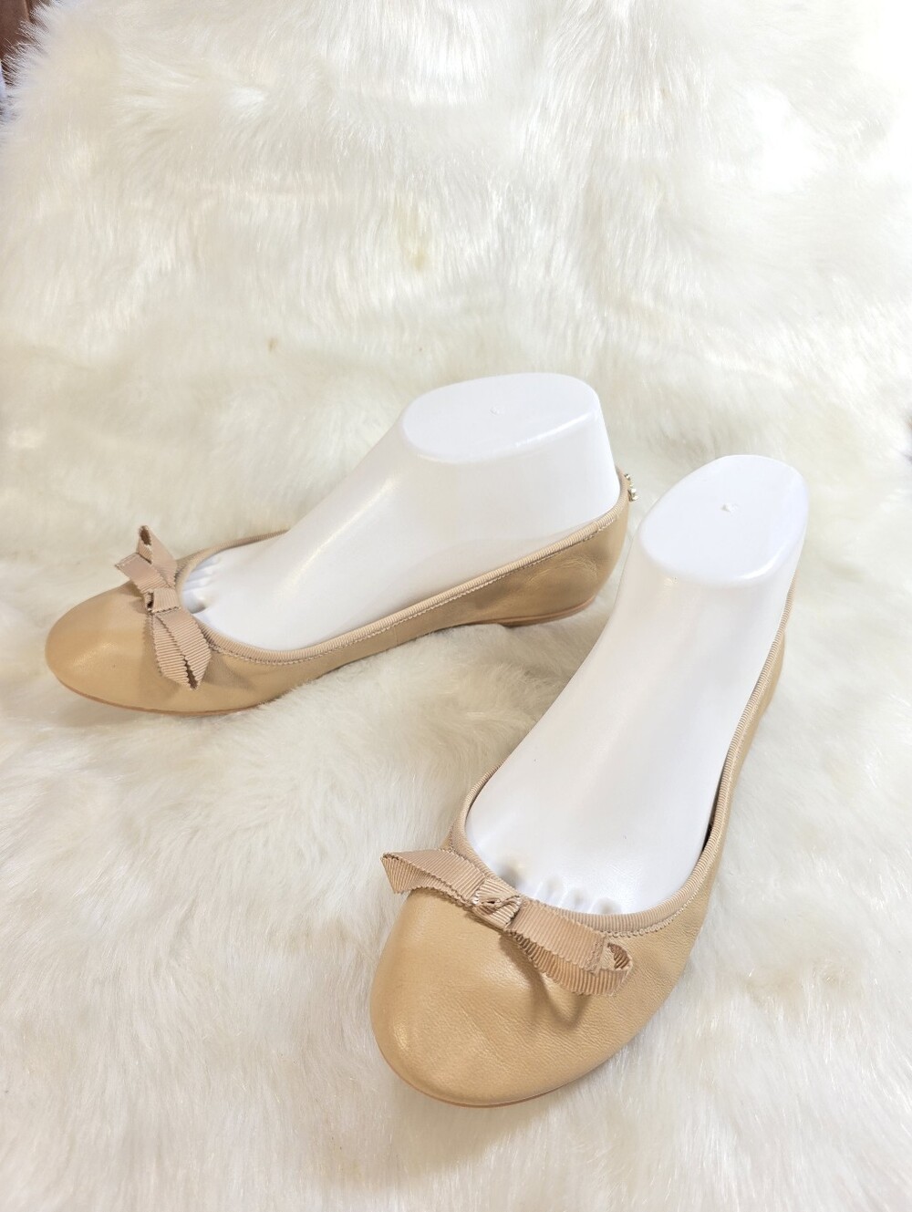 Sam Edelman Milly Women’s Tan Bow Ballet Flats
